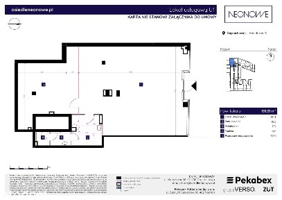 Lokal usługowy 152,38 m² | Witryna | Centrum | Parter