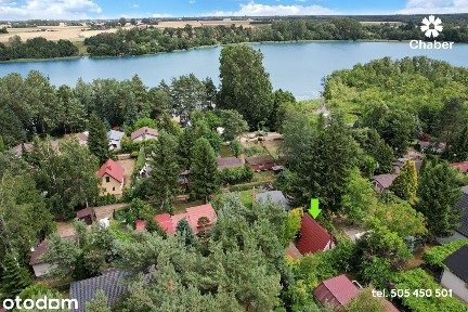 Domek nad jeziorem Kromszewickim z działką, bardzo blisko plaży (250m)