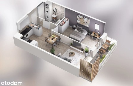 Gotowe mieszkanie przy Parku Śląskim - 45,33m2