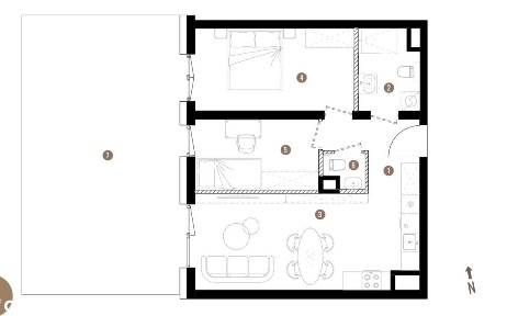 3 pokoje z ogródkiem (54m2+44m2) - ostatnie