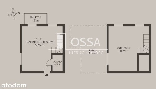 Apartament z tarasem - jacuzzi | Gdańsk