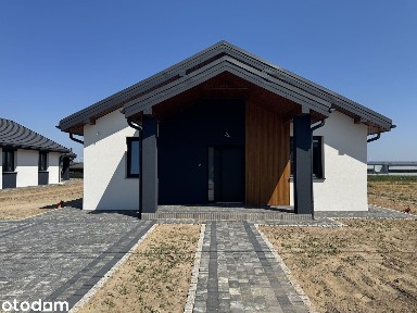 Nowoczesny parterowy dom - 3 sypialnie, duży salon, przepiękny taras!