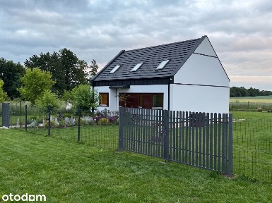 Nowoczesny dom 132m2, pompa, klima, PV, Działka 1204m², 27km -> Poznań