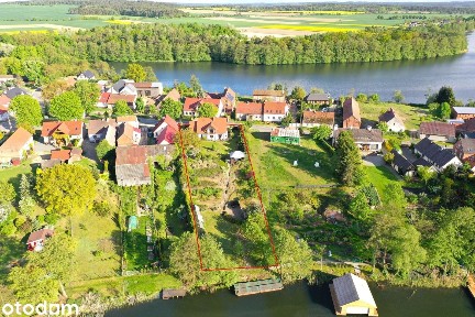 Wyjątkowy dom nad jeziorem, działka 2244 m² z linią brzegową
