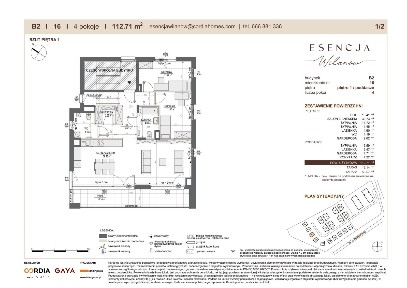 4-pokojowe mieszkanie 112m2 Bezpośrednio