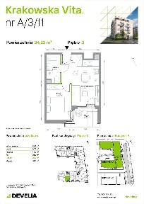 2-pokojowe mieszkanie 34m2 + loggia Bez Prowizji
