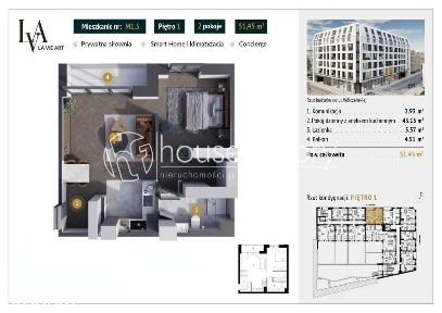 La Vie Art Apartament 2 pokojowy Cena Promocyjna!