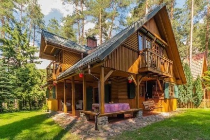 Dom na wynajem, max 10 osób, J. GIM - 450m od plaży