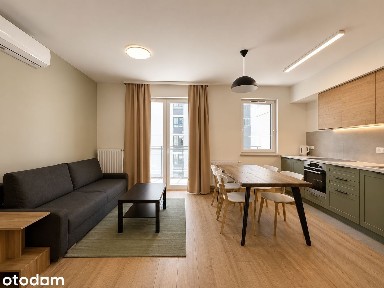 Stylowe 3-pokojowe mieszkanie 60m² na Włochach | parking klima balkon