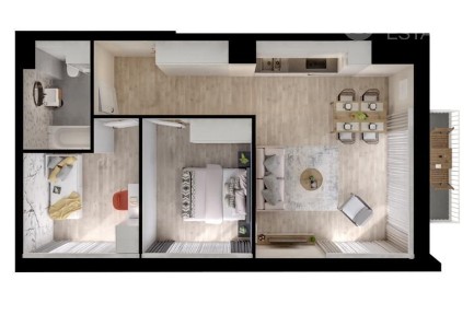 3 pokoje | balkon | stan deweloperski | Prądnik Biały