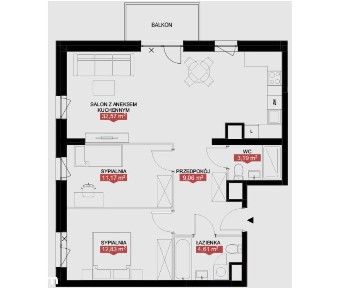 Super widok z 6 piętra! * 3 pokoje * Ogromny salon - 32 m² * 0% PCC