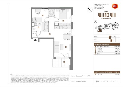3-pokojowe mieszkanie 57m2 + loggia Bezpośrednio