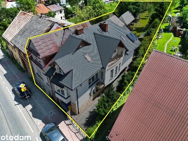 Dwa domy + budynek gosp. na działce 1 900 m² | Centrum Jordanowa