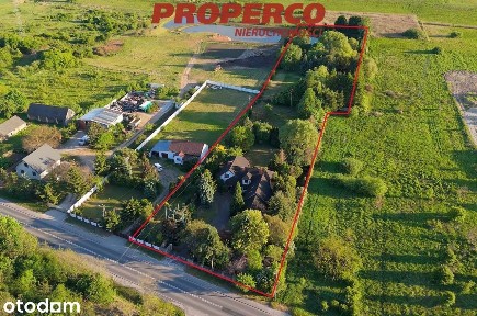 Dom wolnostojący 260 m2, działka 11902m2, Brzeziny