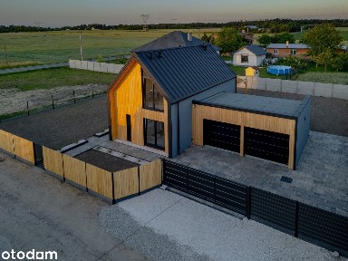 Nowoczesna Stodoła | 141 m² | Garaż 2-stanowiskowy Działka 800 m²