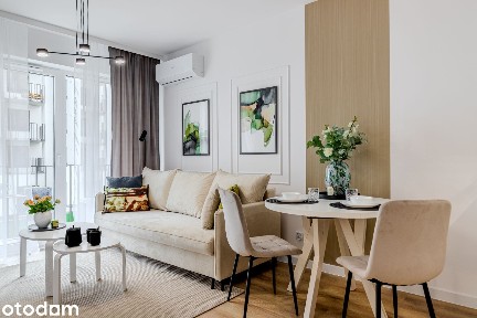 Stylowy 2 pok. apartament z ogródkiem | Ślężna | klima | garaż