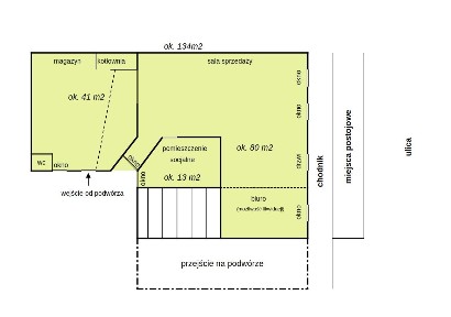 Lokal użytkowy do wynajęcia - 134 m², Bytom, Centrum