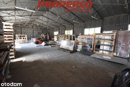 Hala 555m2, działka 1004m2, Niewachlów