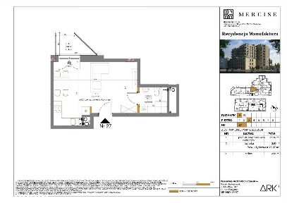 Rezydencja Manufaktura | Apartament 1-pok. | A27
