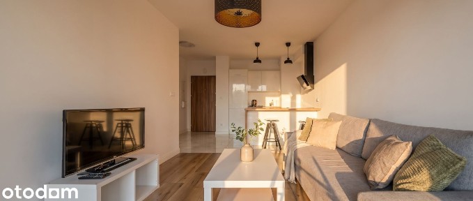 Taras i ogródek w Śródmieściu Gdańska - 2 pok., 33,7 m