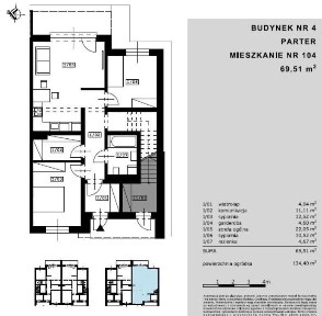 3 pokoje| 70m2| ogród 180m2-rezerwacja