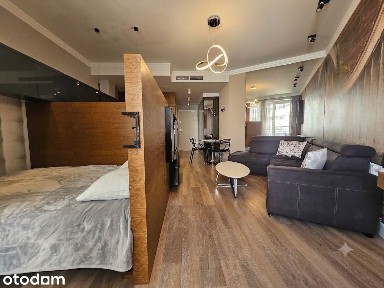 Luksusowy apartament 35 m² z wydzieloną sypialnią |OVO Wrocław |Balkon
