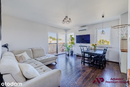 Duży balkon, tuż przy szkole i przedszkolu