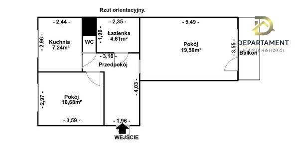Mieszkanie 2 pokoje z balkonem | Przy parku