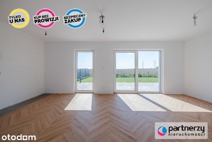 Bliżniak w Tuchomiu, ul. Topolowa, duża działka 50