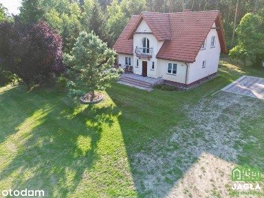 Posiadłość 200m2 z Własnym Stawem i Linią Lasu 1ha