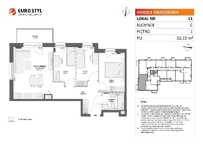 4-pokojowe mieszkanie 62m2 + balkon Bez Prowizji