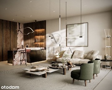 Dwupoziomowy apartament 4 pokoje z 2 tarasami