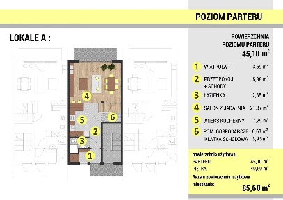 85,6 m² | 4 pokoje | ogródek | Bez Pcc i prowizji| Gotowe