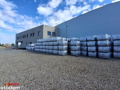 Hala z bramami dla Tir biura plac 2160 m2