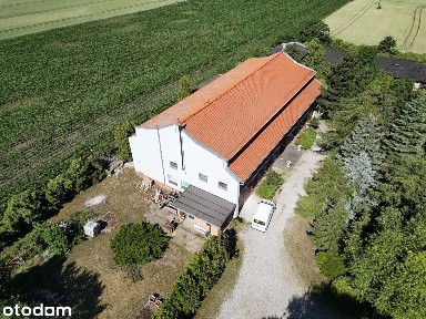 Budynek mieszkalno-produkcyjny z dwoma mieszkaniami pod Inowrocławiem