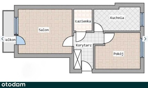 Spokojna Okolica.1 Piętro. Balkon