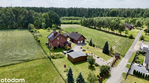 Prywatna posiadłość pod Opolem | 2 domy | własny las | 5996 m²