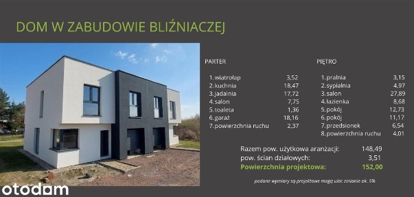 Bliźniak w stanie deweloperskim