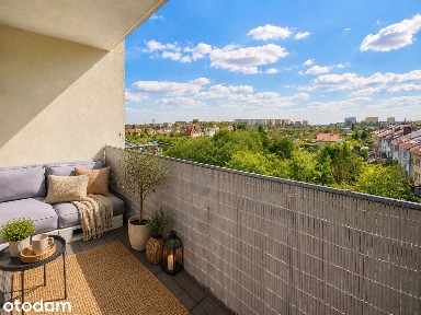 3 pokoje z panoramą Gdańska, balkon, 10 min od c