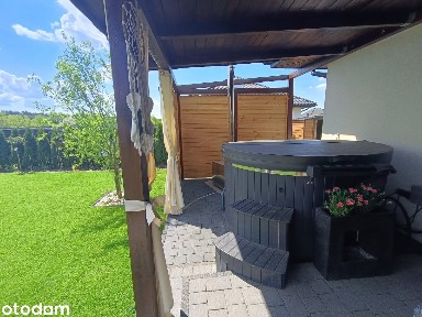 Dom parterowy pod lasem | duży taras 42 m² | piękny ogród | Kałuszyn