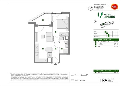 2-pokojowe mieszkanie 37m2 + balkon