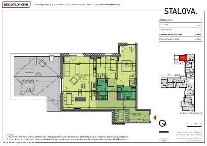 Stalova | Mieszkanie 3-pok. | TARAS 40 m2 | 7.K1.2