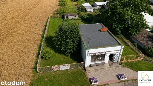 OPOROWO | BUDYNEK HANDLOWY 61,40 M² | DZIAŁKA 647 M²