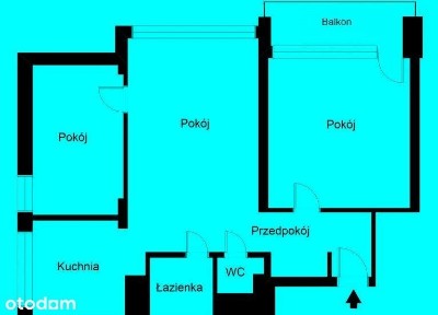 3-pokojowe, designerskie mieszkanie Saska Kępa