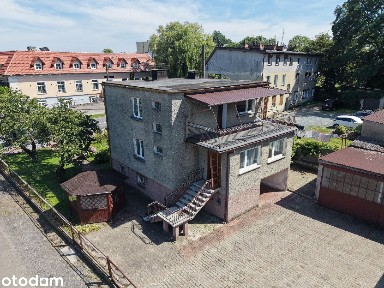 Dom + Hala produkcyjna (warsztat) | Ogród | Działka 12 ar | Przy DK25