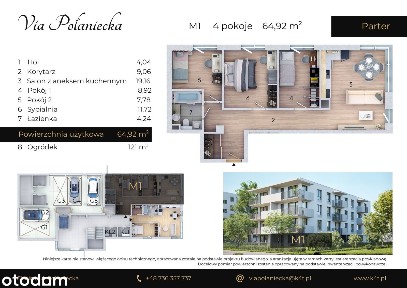 Październikowa promocja - RABAT 500 ZŁ/MKW! WSZYSTKIE 3 i 4 POKOJOWE!