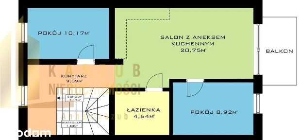 Mieszkanie 3 pokoje, parking, stan deweloperski