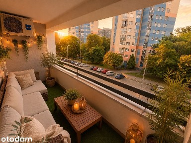 Mieszkanie Balkon +widok SkyTower ul. Zielińskiego