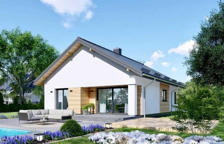 Nowy dom parterowy APS 340 Szopinek