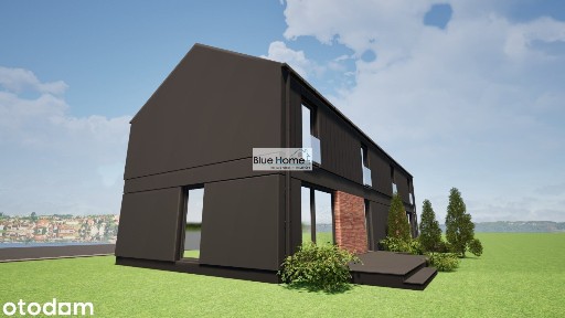 Nowoczesny bliźniak w Toruniu 110m2 460 m² działk